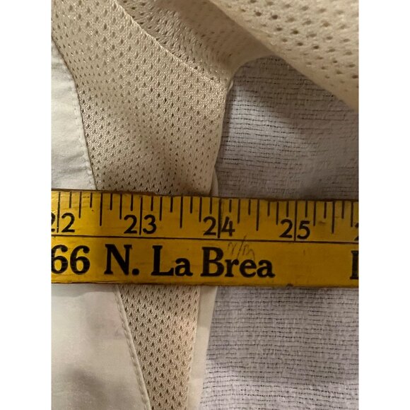 VTG Solumbra LARGE Yellow Long Sleeve Polo Shirt UV Protection Logo USA 1010K11 - Picture 10 of 14